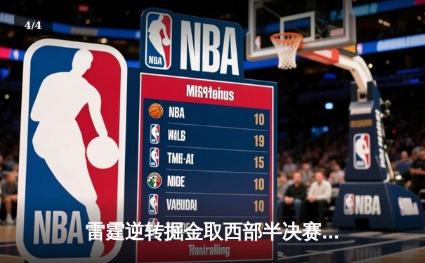 雷霆逆转掘金取西部半决赛开门红，亚历山大40分献关键绝杀 - 4
